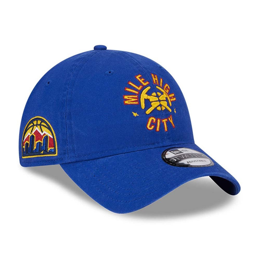 Denver Nuggets NBA Statement Edition Blue 9TWENTY Adjustable Cap