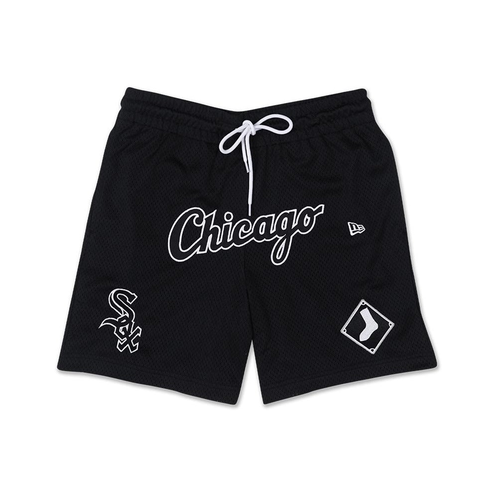 Chicago White Sox MLB Soccer Black Mesh Shorts