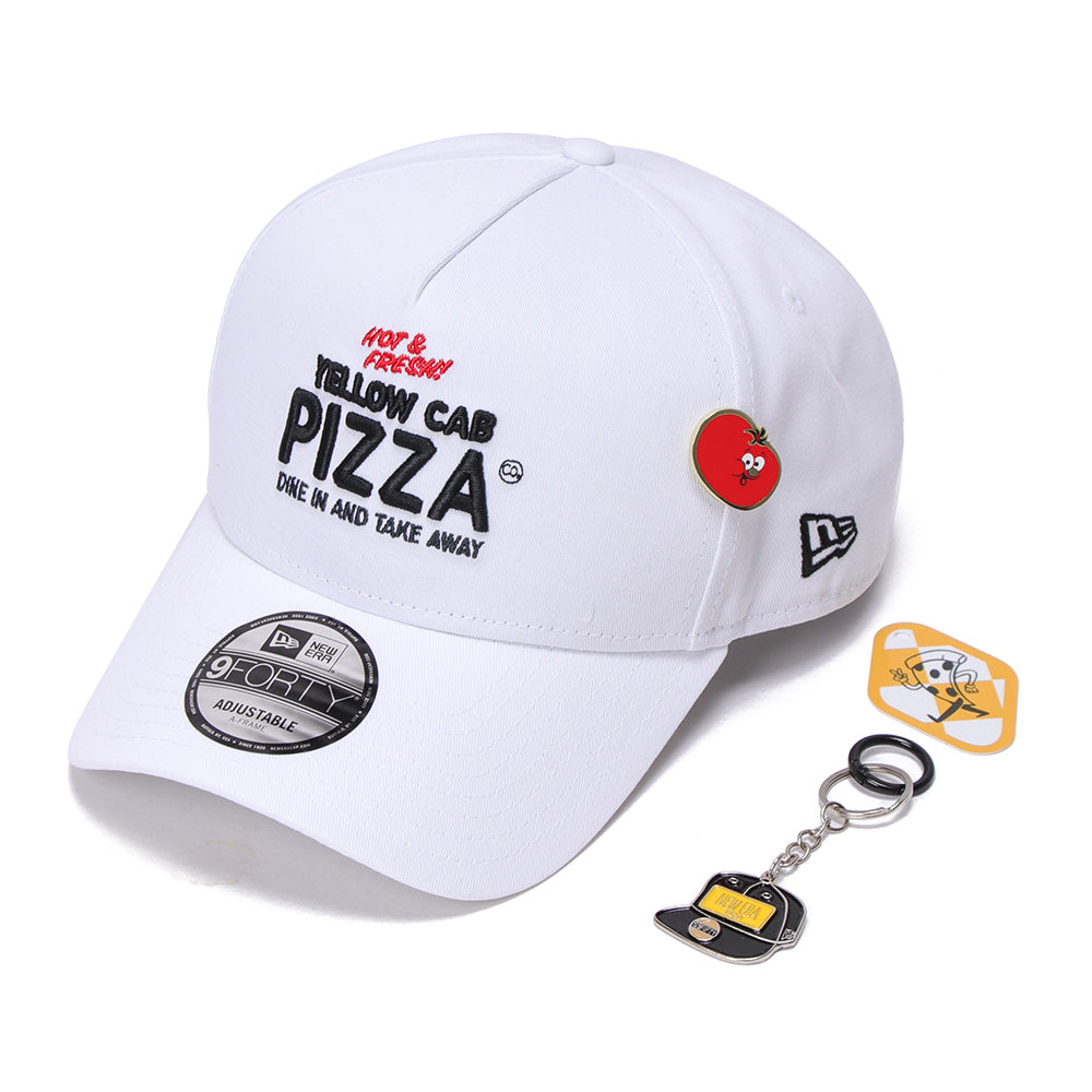 New Era x Yellow Cab Logo White 9FORTY A-Frame Snapback Cap (PH EXCLUSIVE)
