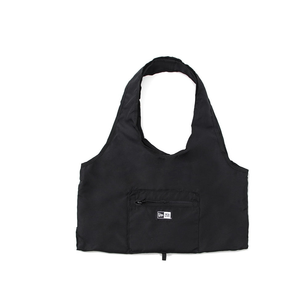 New Era Logo 22L Packable Ripstop Black Tote Bag