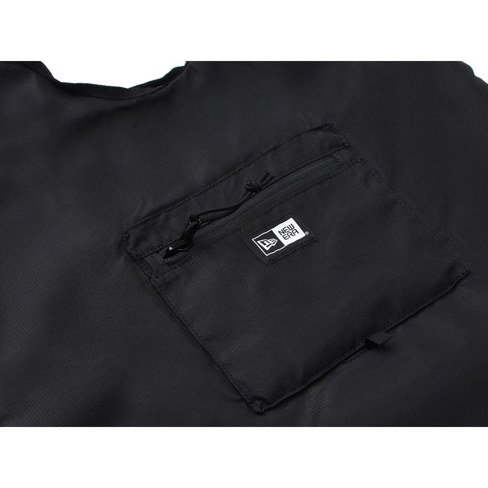 New Era Logo 22L Packable Ripstop Black Tote Bag