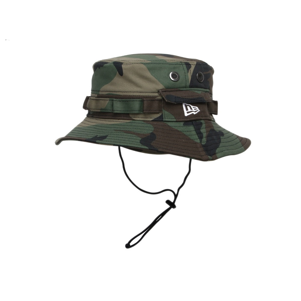 New Era Woodland Camo Adventure Bucket Hat