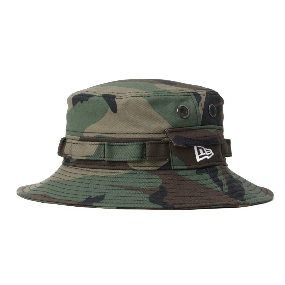 New Era Woodland Camo Adventure Bucket Hat