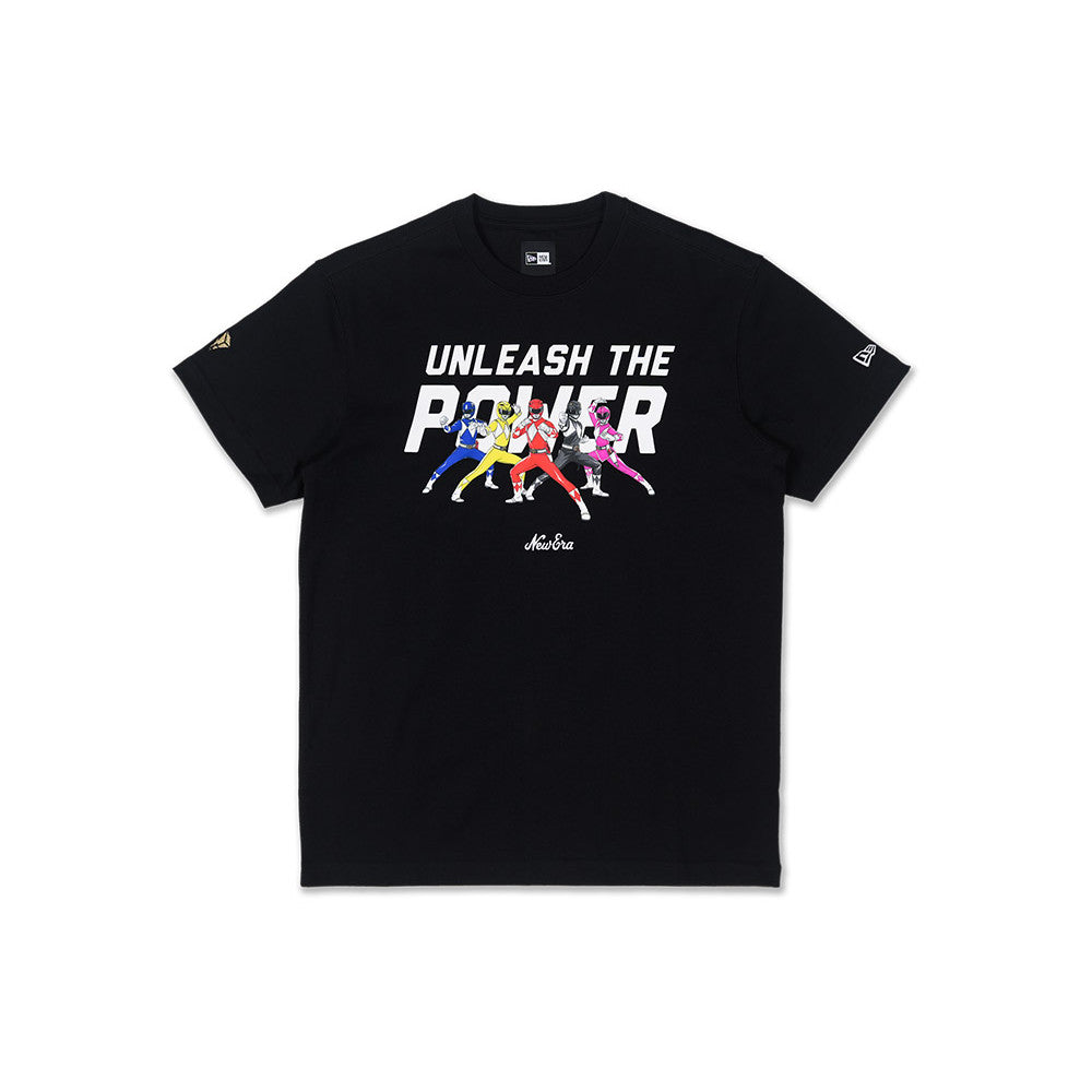 New Era Unleash The Power Power Rangers Black Short Sleeve T-Shirt