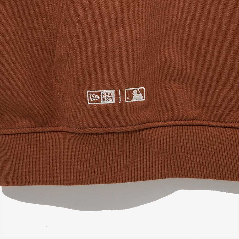 New Era Los Angeles Dodgers MLB Script Brown Hoodie